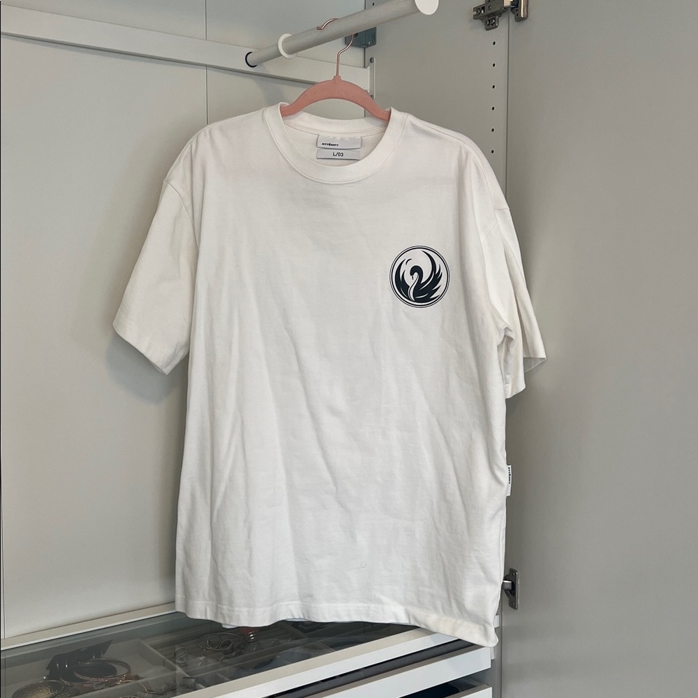 ATTEMPT Black Swan Graphic Tee | SS22 Designer Streetwear | Size L